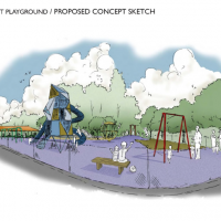 Plymouth Street Playground – Proposed Concept Sketch