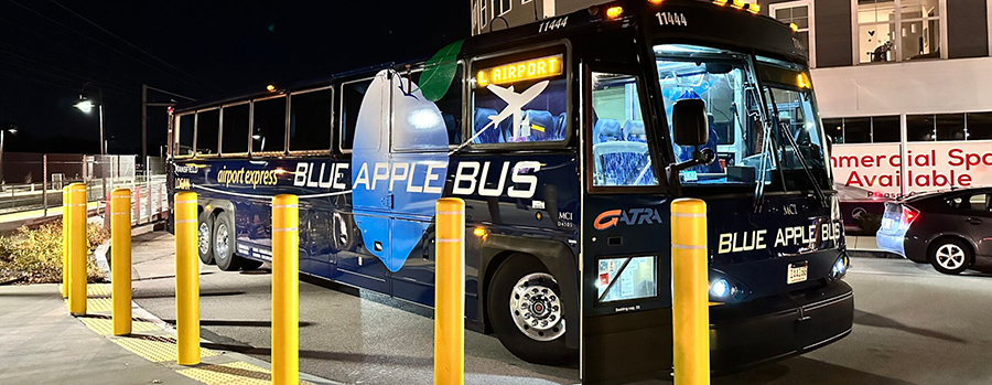Blue Apple Bus
